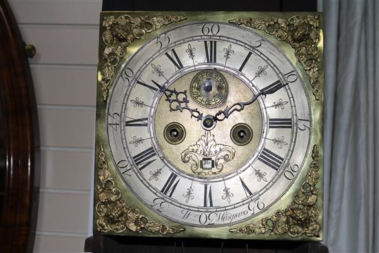An oak eight-day longcase clock by William Hargreaves (probably Settle, York), 207cm